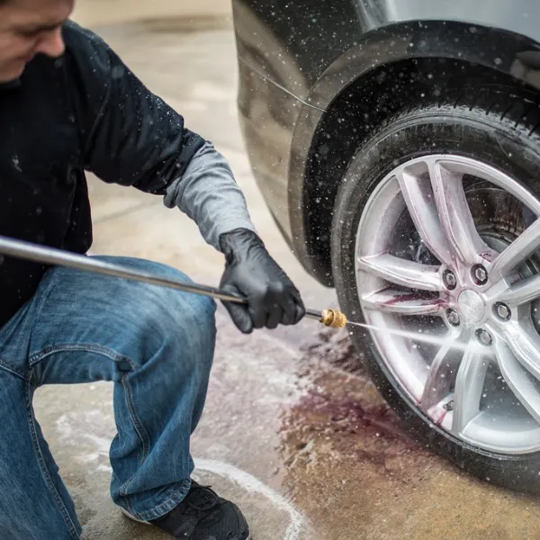 Thorough Wheel Decontamination & Cleaning